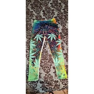 Boho Leggings Made In California Floral‎ XL